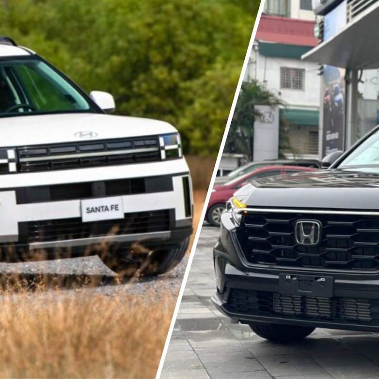 Giá Hyundai Santa Fe giảm sâu, phả hơi nóng lên nhiều SUV hạng C