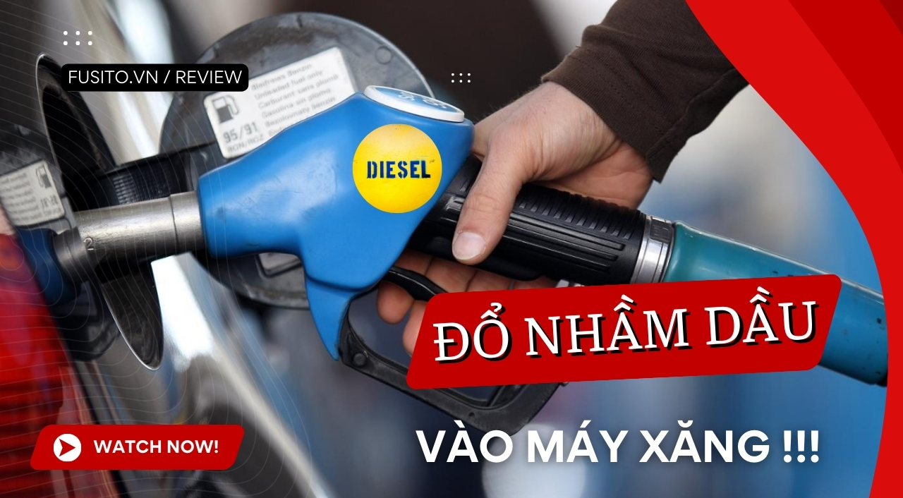 Xe chạy dầu đổ nhầm xăng xử lý như thế nào?