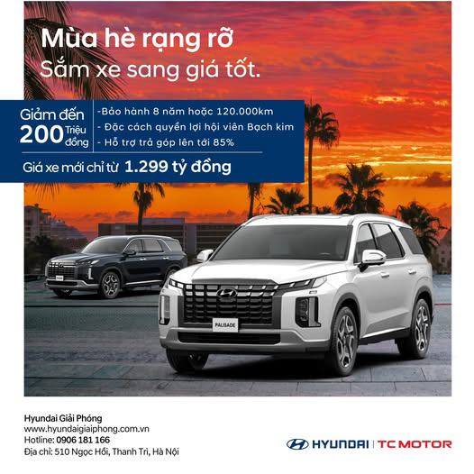KHỞI ĐẦU MÙA HÈ ĐẲNG CẤP CÙNG HYUNDAI PALISADE