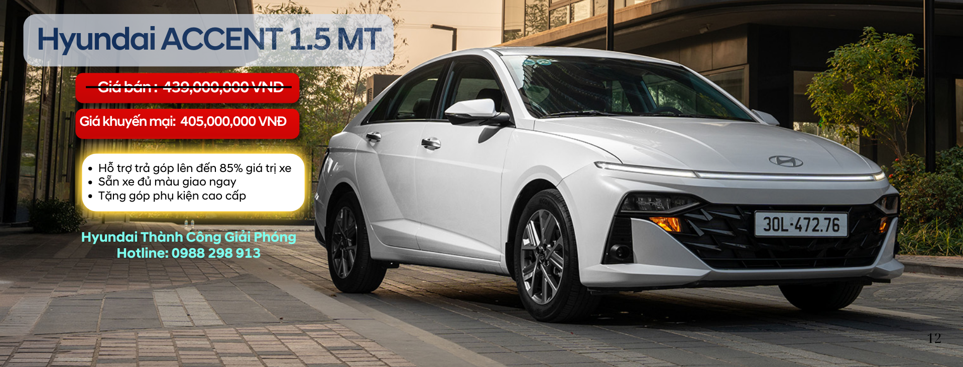 Accent 1.5MT Tiêu Chuẩn
