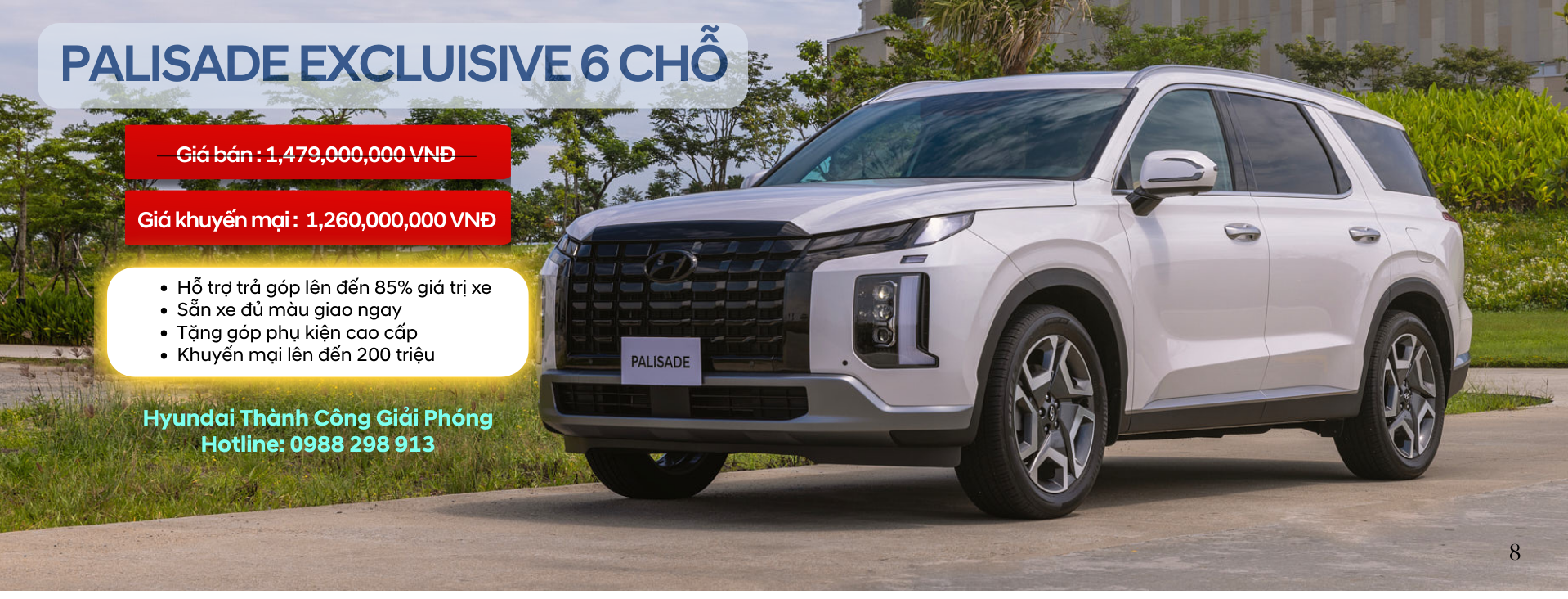 Hyundai Palisade Exclusive 6 Chỗ