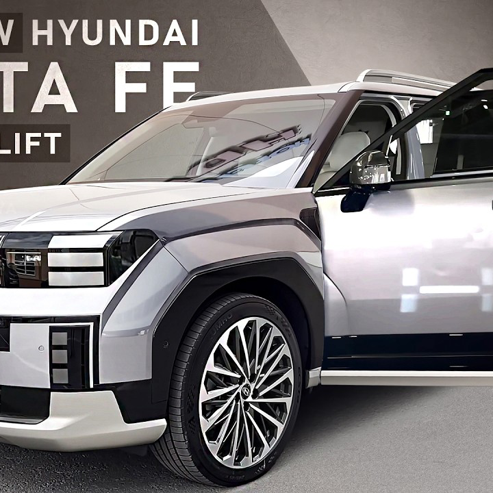 Lộ diện Hyundai SantaFe 2027 bản nâng cấp: Đầu xe tái thiết kế, đuôi xe bí ẩn, nội thất tinh chỉnh và cải tiến kỹ thuật