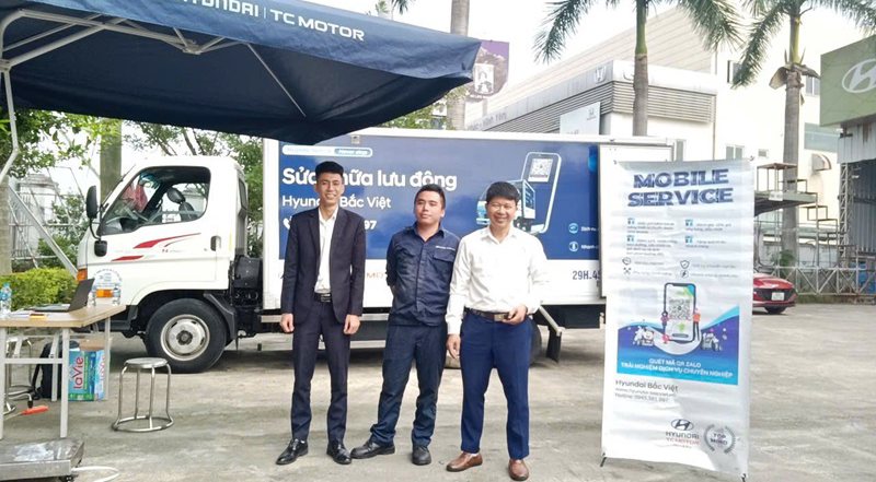 CHƯƠNG TRÌNH SỬA CHỮA LƯU ĐỘNG HYUNDAI BẮC VIỆT ĐANG DIỄN RA SÔI ĐỘNG!