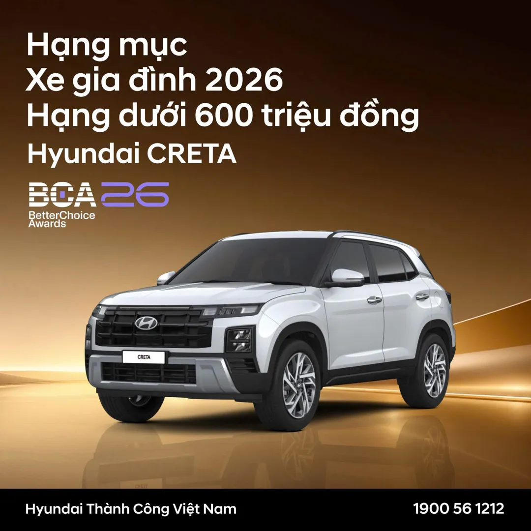 🏆 MỘT ĐÊM ĐÁNG NHỚ CỦA HYUNDAI TẠI CAR CHOICE AWARDS 2026