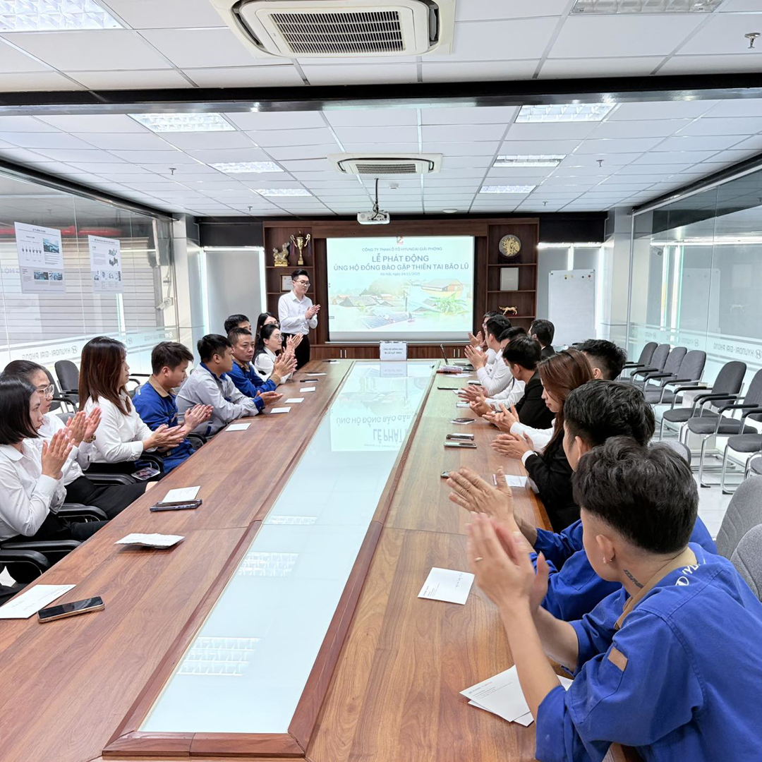 HYUNDAI GIẢI PHÓNG PHÁT ĐỘNG ỦNG HỘ ĐỒNG BÀO BÃO LŨ – CHIA SẺ TỪ NHỮNG TẤM LÒNG ẤM ÁP