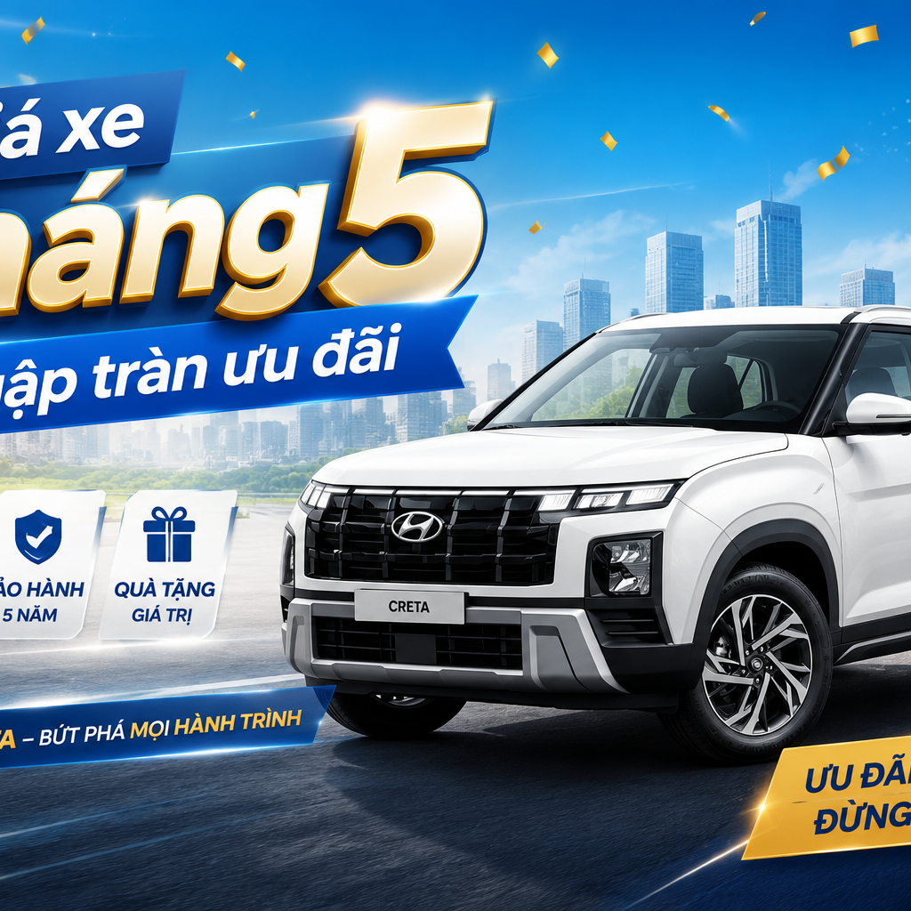 CRETA Khuyến mại tháng 5