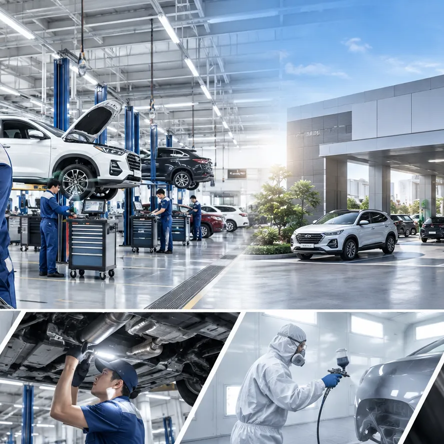 XƯỞNG DỊCH VỤ HYUNDAI PHÚC YÊN