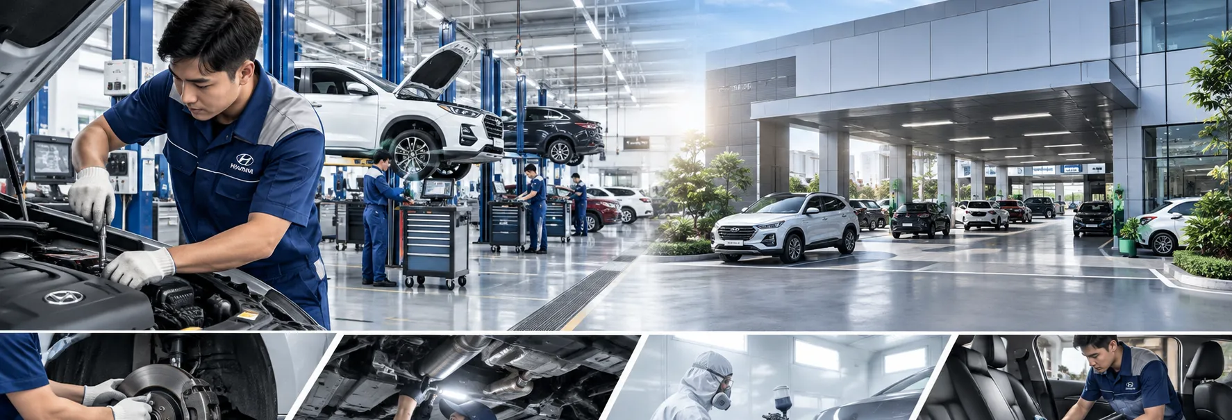 XƯỞNG DỊCH VỤ HYUNDAI PHÚC YÊN