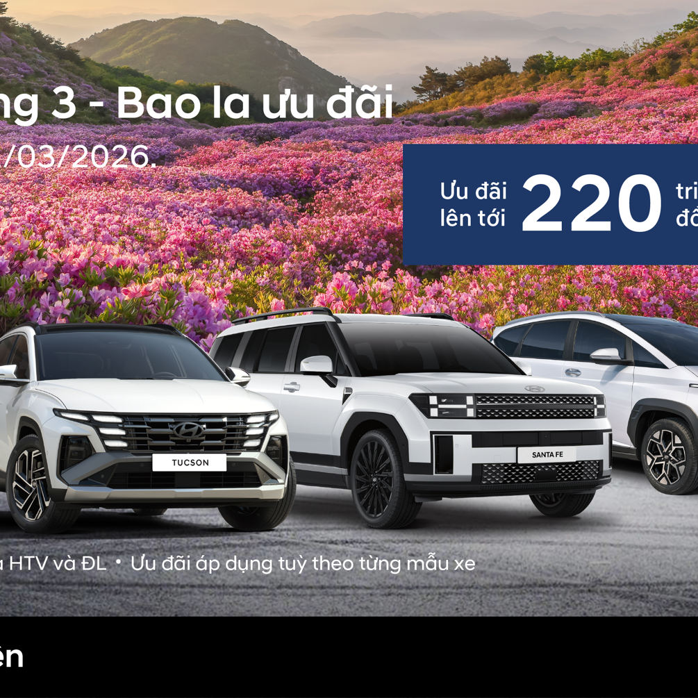 RINH XE THÁNG 3 – BAO LA ƯU ĐÃI