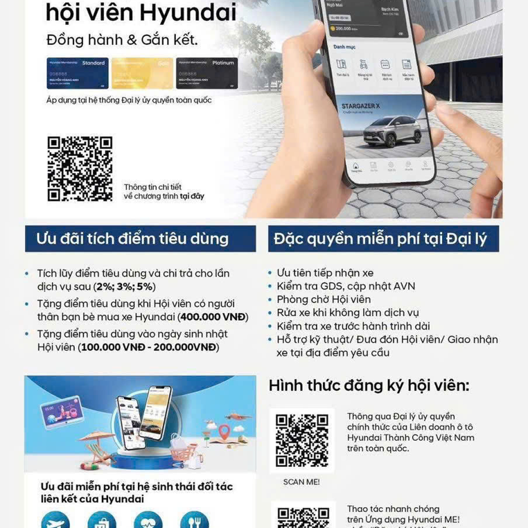 Hội viên Hyundai – Đặc quyền Membership tại Hyundai Vĩnh Yên