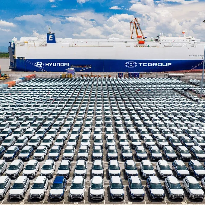 Xuất khẩu xe Hyundai lắp tại Việt Nam đi Mexico và Australia