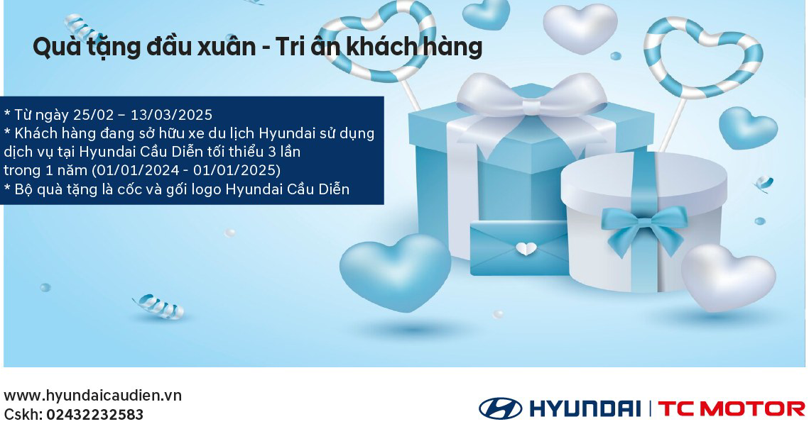 GIỜ VÀNG ƯU ĐÃI – GIẢM ĐẾN 50% KHI ĐẶT HẸN DỊCH VỤ QUA HYUNDAI ME!