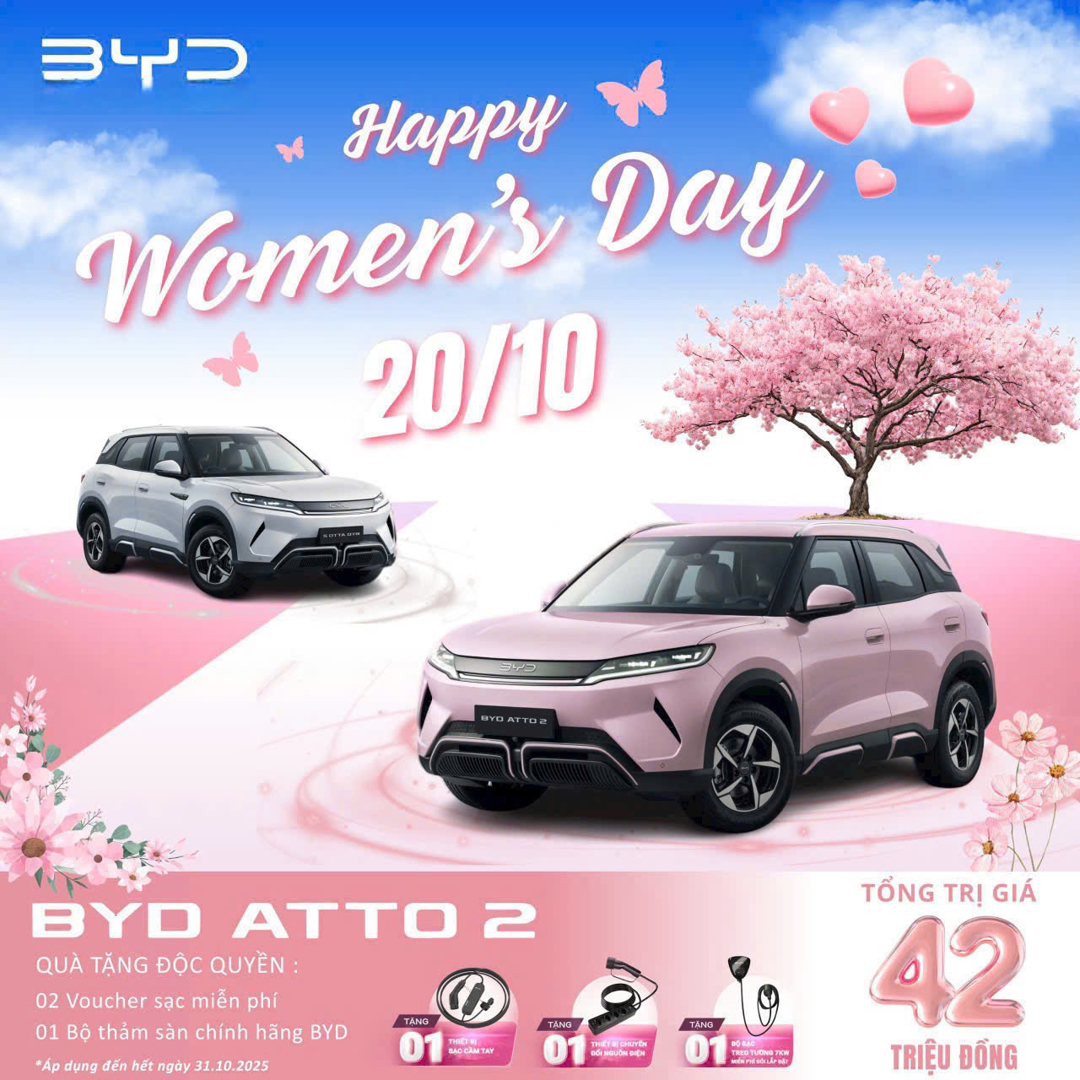 BYD VG HẢI PHÒNG CHÚC MỪNG NGÀY PHỤ NỮ VIỆT NAM 20/10