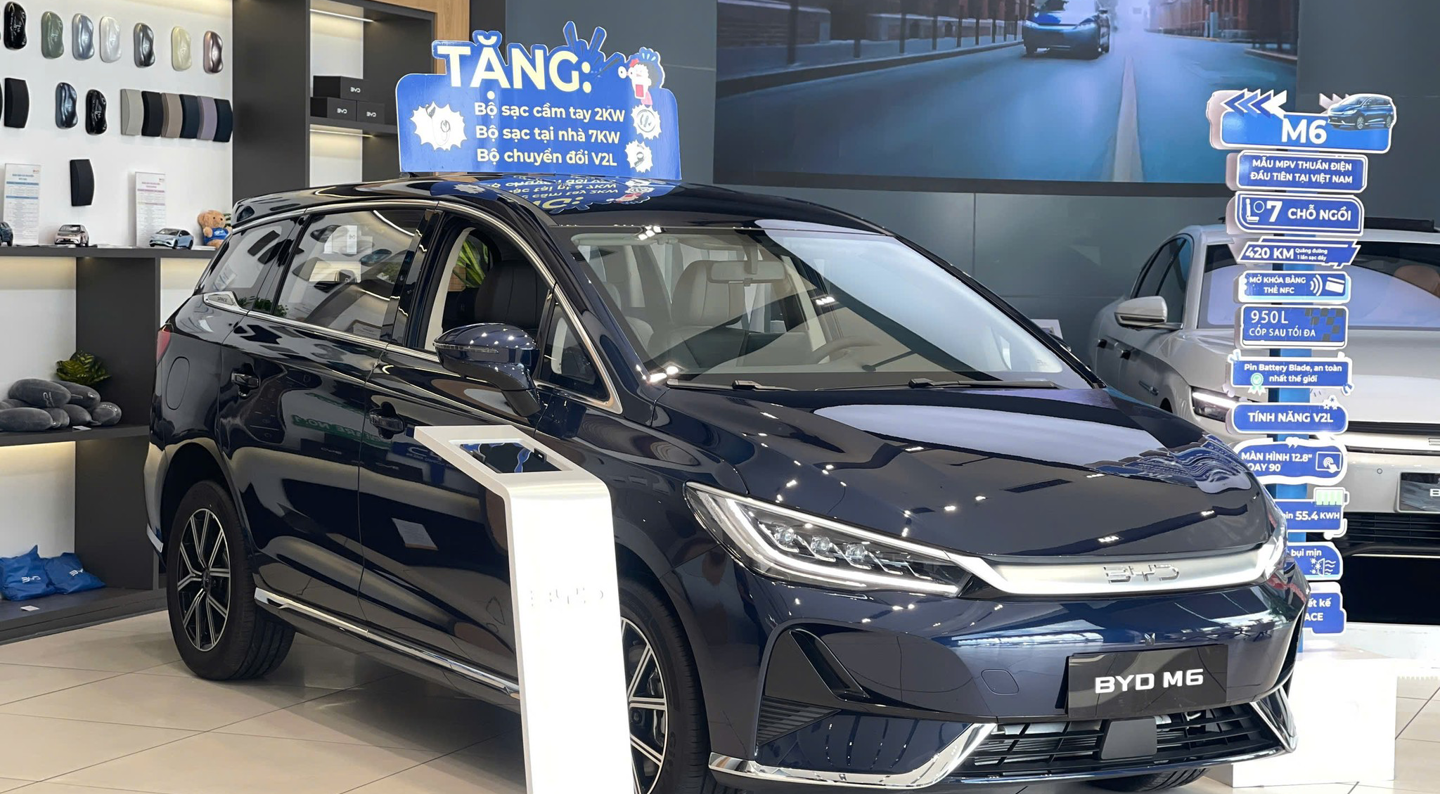 BYD M6 – MPV 7 Chỗ Thuần Điện: Lựa Chọn Thông Minh Cho Gia Đình Hiện Đại