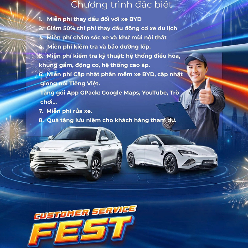 CUSTOMER SERVICE FEST – CHĂM XE KHỎE, QUÀ TRAO TAY!