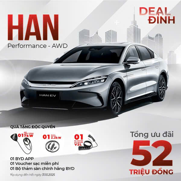 THÁNG 10 RỰC RỠ CÙNG BYD – NHẬN DEAL KHỦNG, RINH QUÀ CỰC CHẤT, LÁI XE ĐIỆN ĐẲNG CẤP!