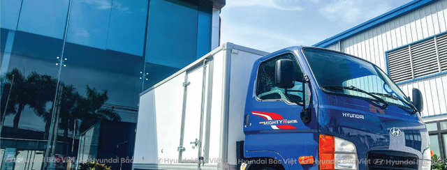 New Mighty N250SL- Thùng Kín Composite