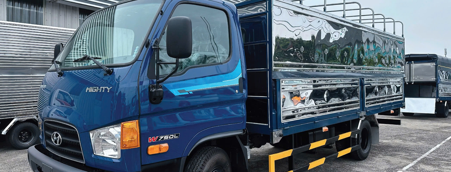 Hyundai New Mighty W750L Thùng Bạt