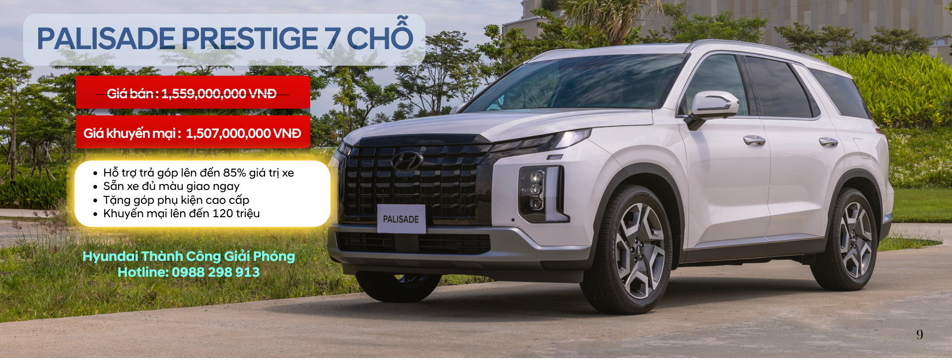 Hyundai Palisade Prestige 7 Chỗ