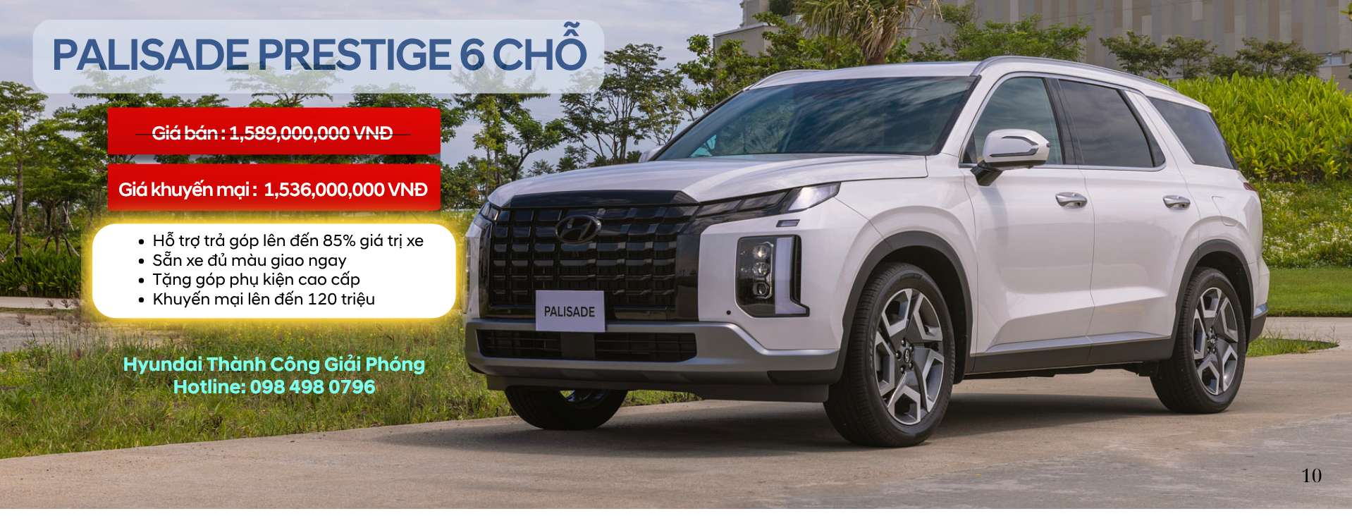 Hyundai Palisade Prestige 6 chỗ