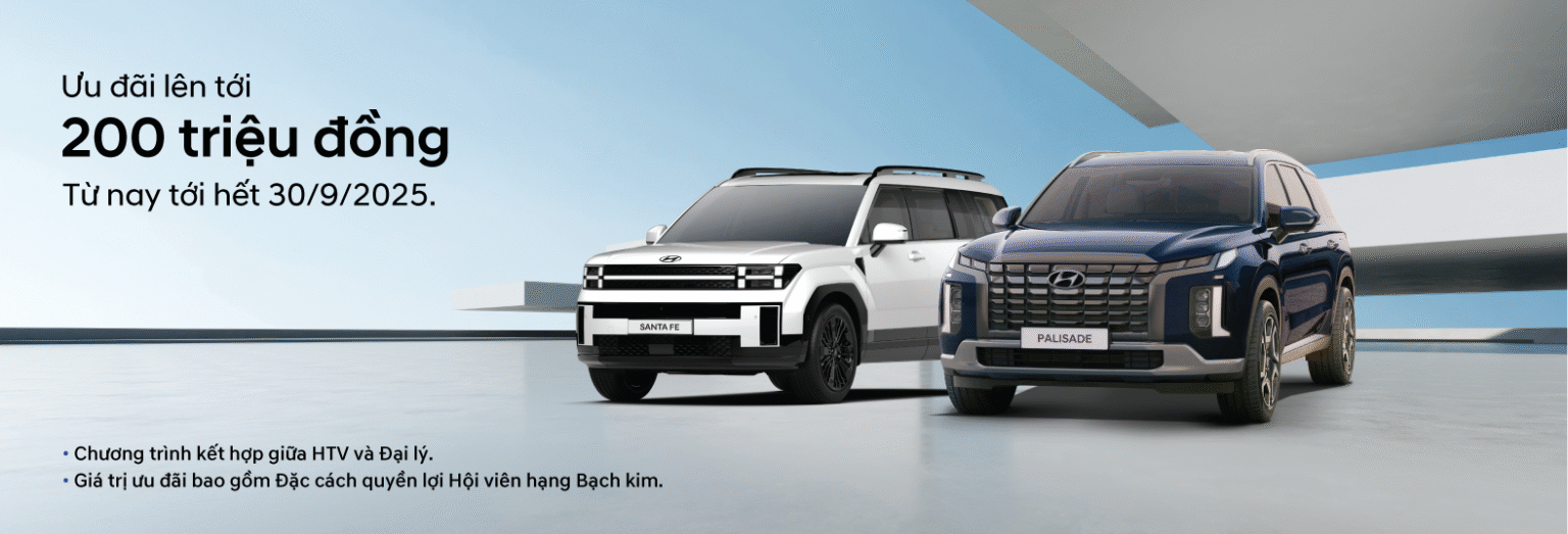 Hyundai Giải Phóng chính thức triển khai chương trình ưu đãi lớn trong năm, mang đến cơ hội giảm giá trực tiếp lên tới 200 triệu đồng dành cho khách hàng mua xe Hyundai