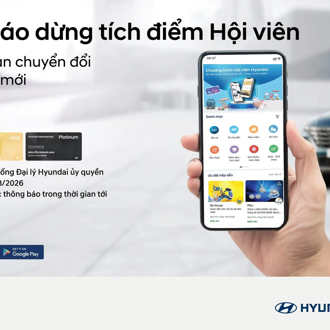 THÔNG BÁO VỀ CHƯƠNG TRÌNH HỘI VIÊN HYUNDAI