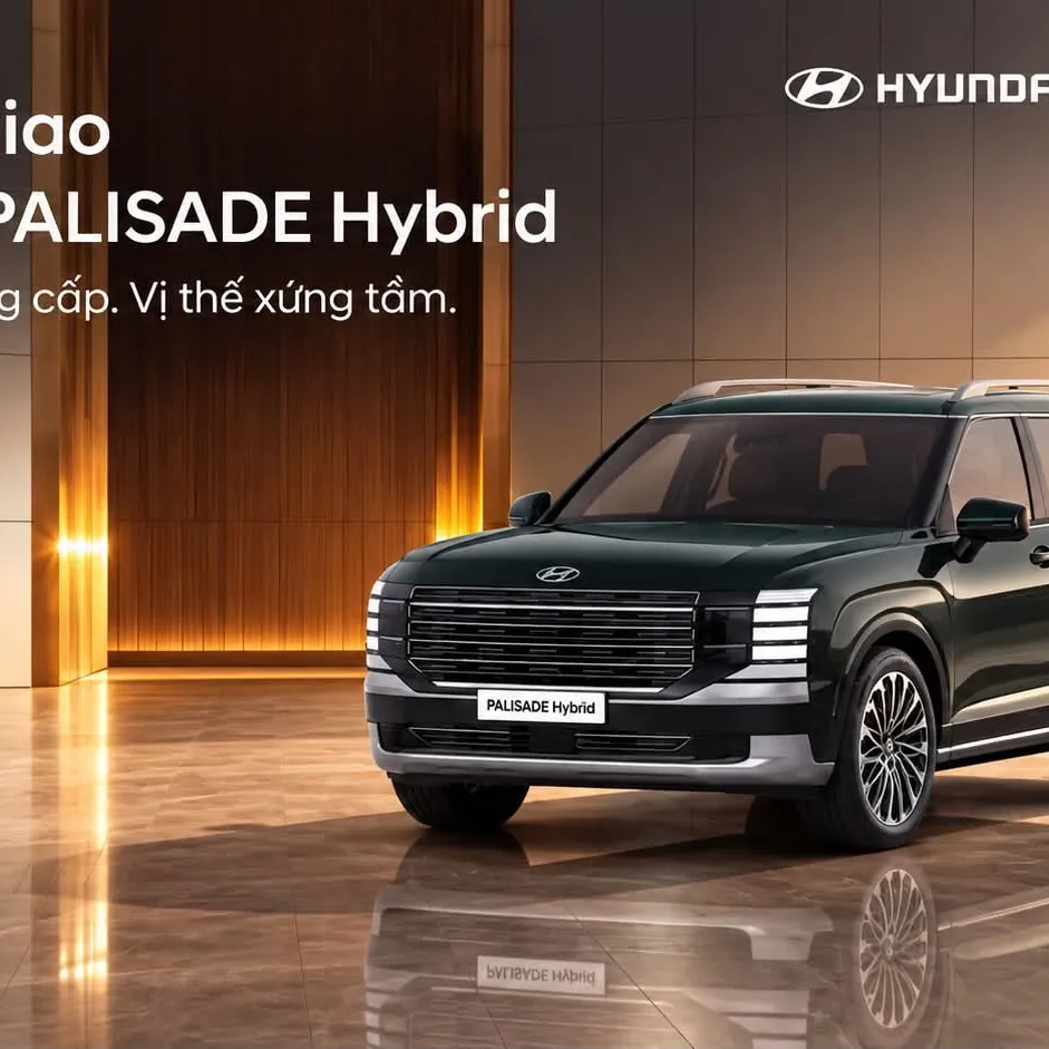 4 SIÊU PHẨM HYUNDAI PALISADE HYBRID QUY TỤ TẠI HYUNDAI CẦU DIỄN