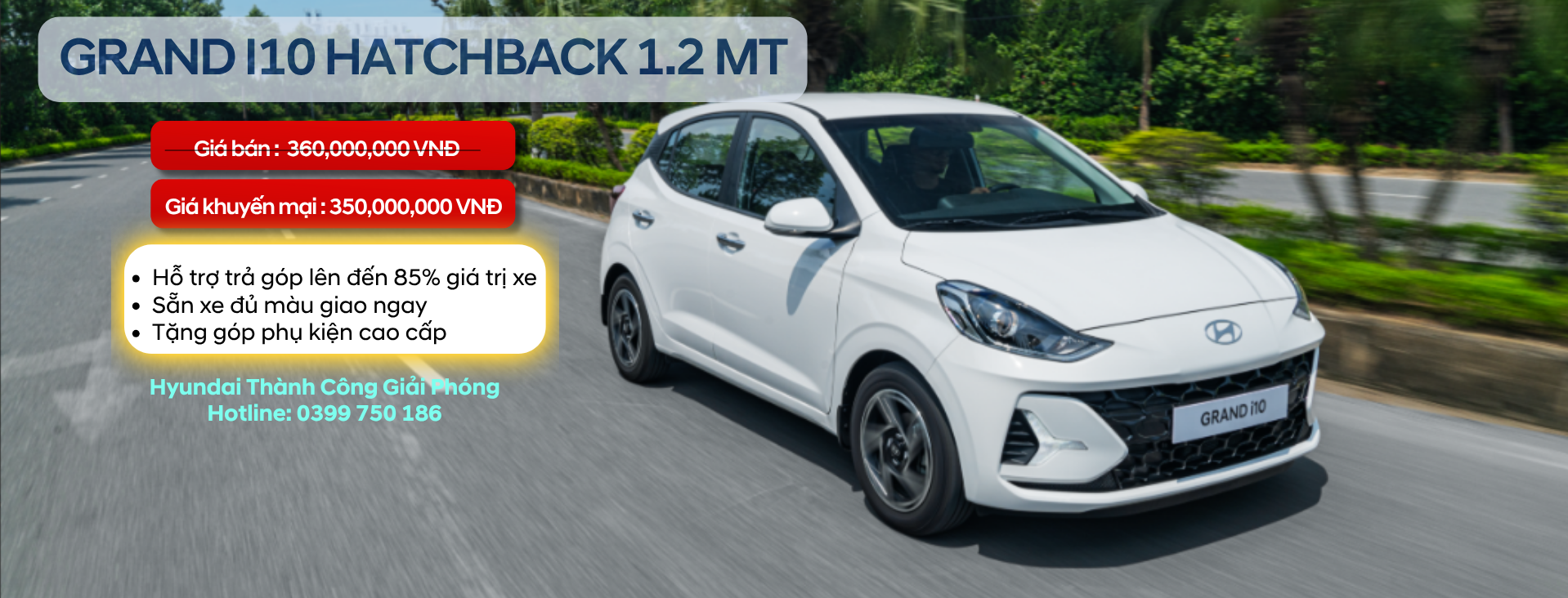 I10 Hatchback 1.2MT Tiêu chuẩn