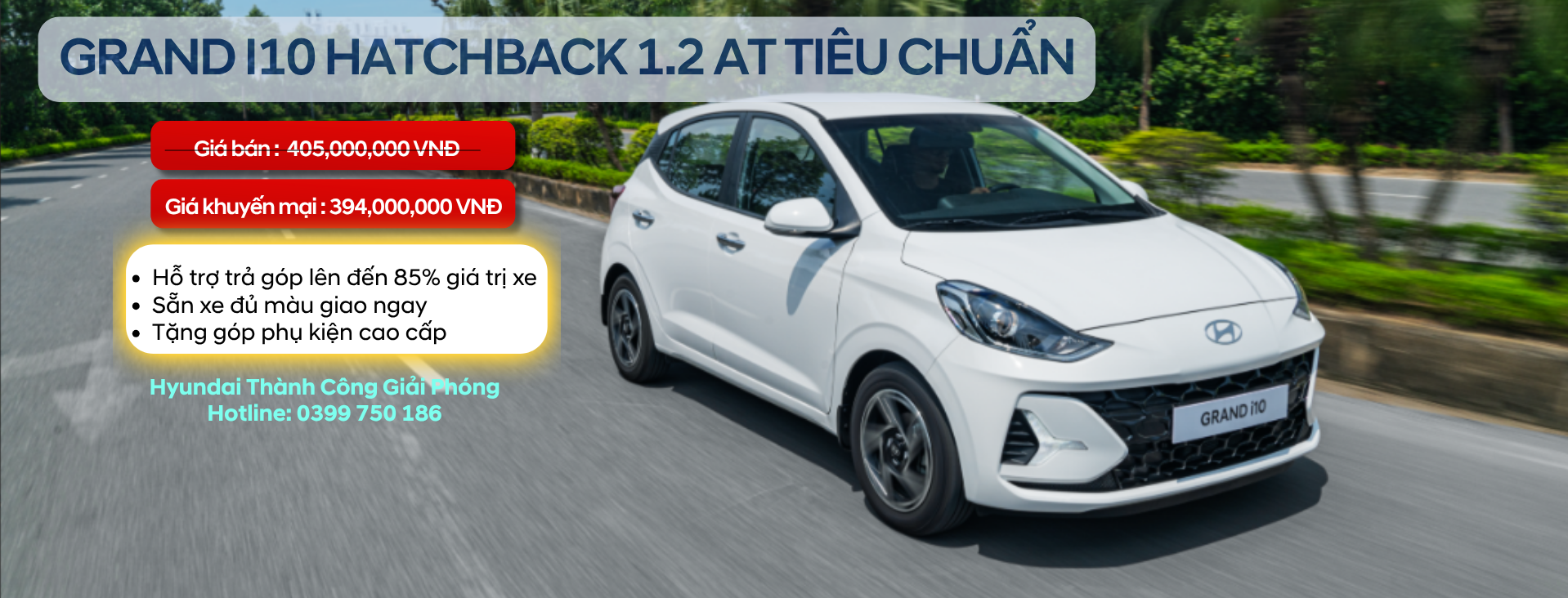 Grand I10 Hatchback 1.2AT Tiêu chuẩn