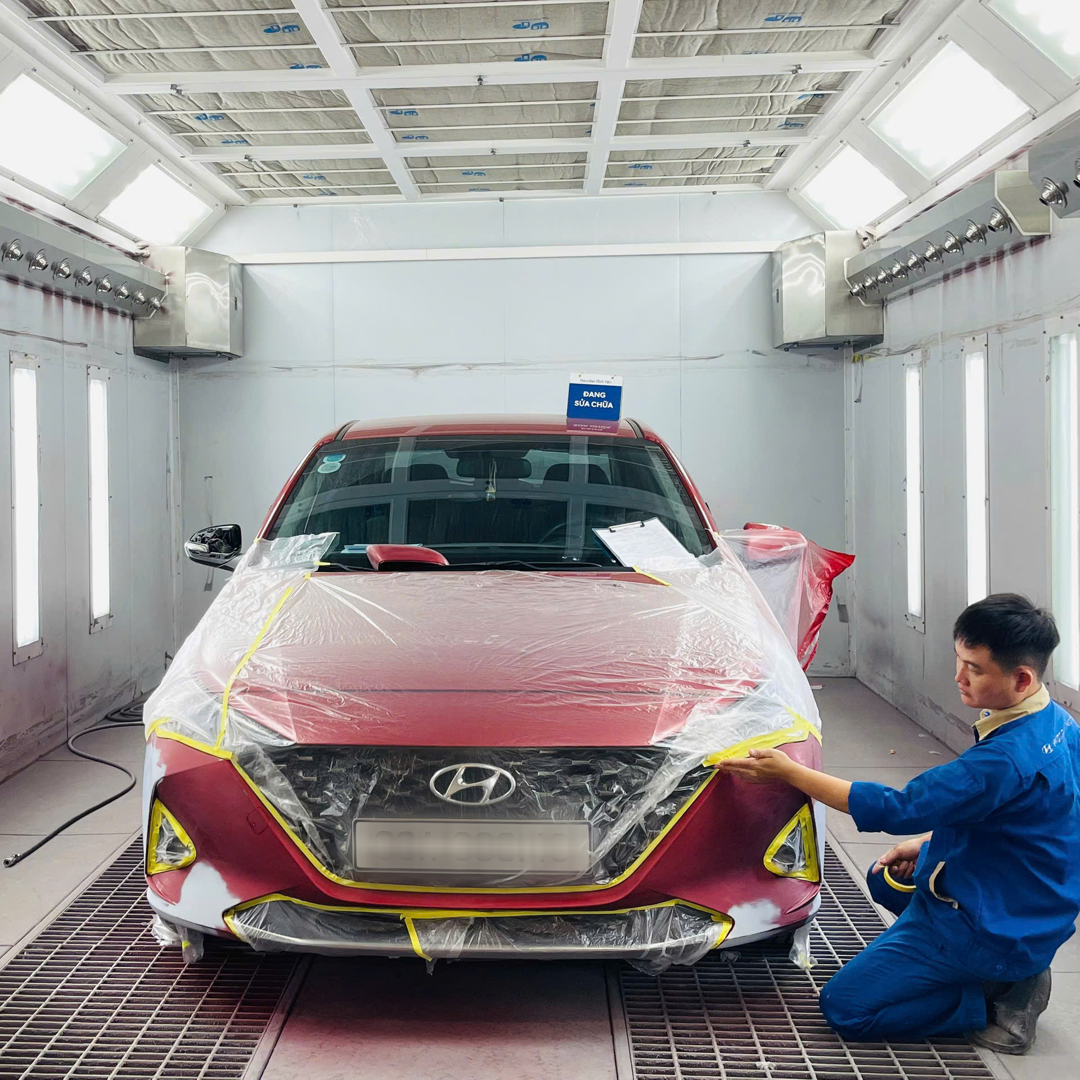 Sửa Chữa Thân Vỏ & Sơn Xe Chuẩn Hãng – Hyundai Vĩnh Yên