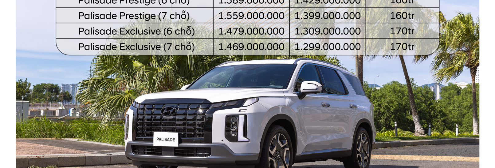 GIÁ XE Hyundai Palisade MỚI NHẤT 2026 – GIẢM SÂU ĐẾN 170 TRIỆU TẠI HYUNDAI VĨNH YÊN