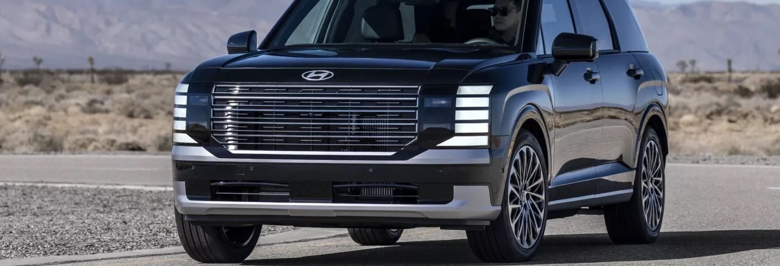 Hyundai Palisade Hybrid chào khách Việt