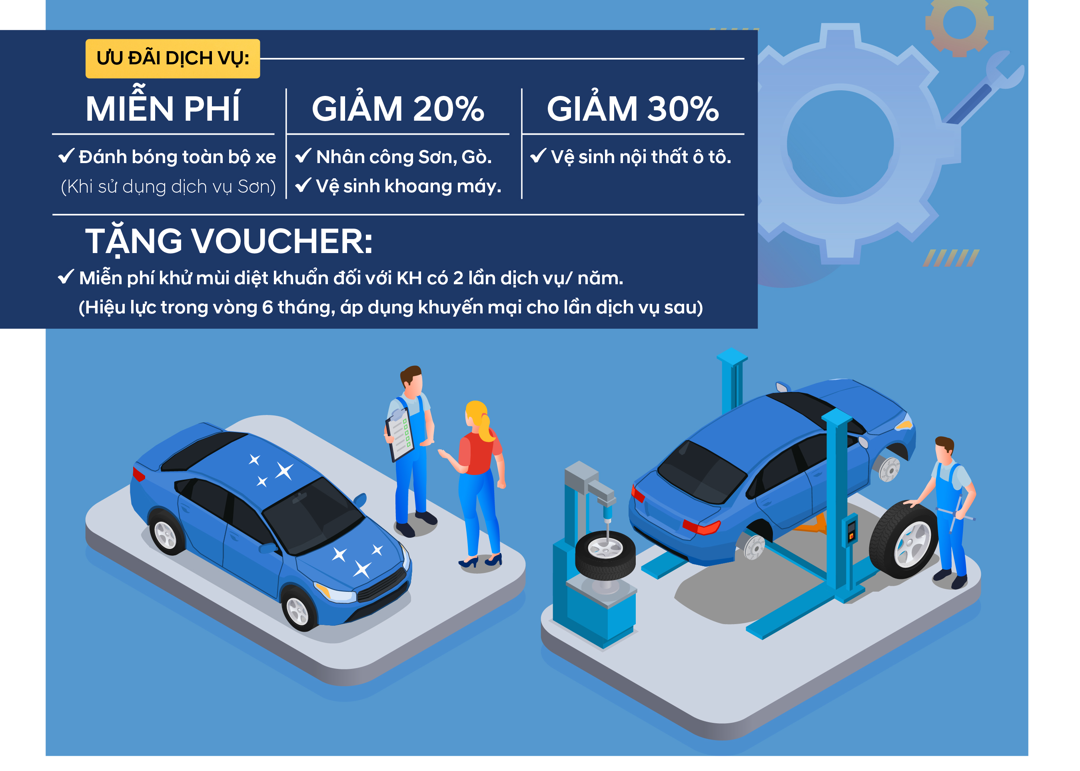 BẢO DƯỠNG Ô TÔ HYUNDAI THÁNG 5 – ƯU ĐÃI HẤP DẪN TẠI HYUNDAI VĨNH YÊN