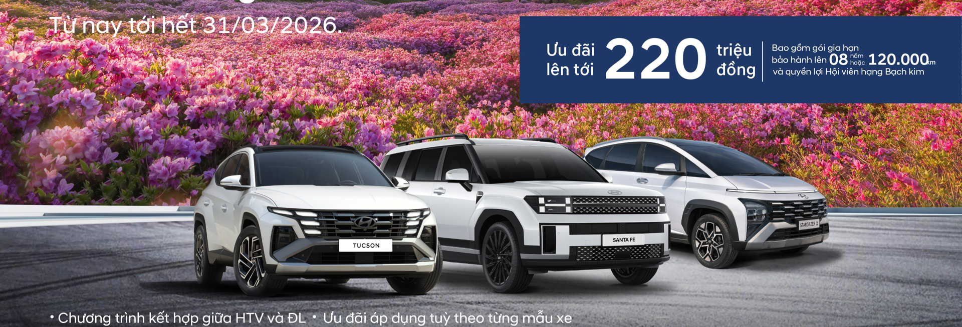 RINH XE THÁNG 3 – BAO LA ƯU ĐÃI