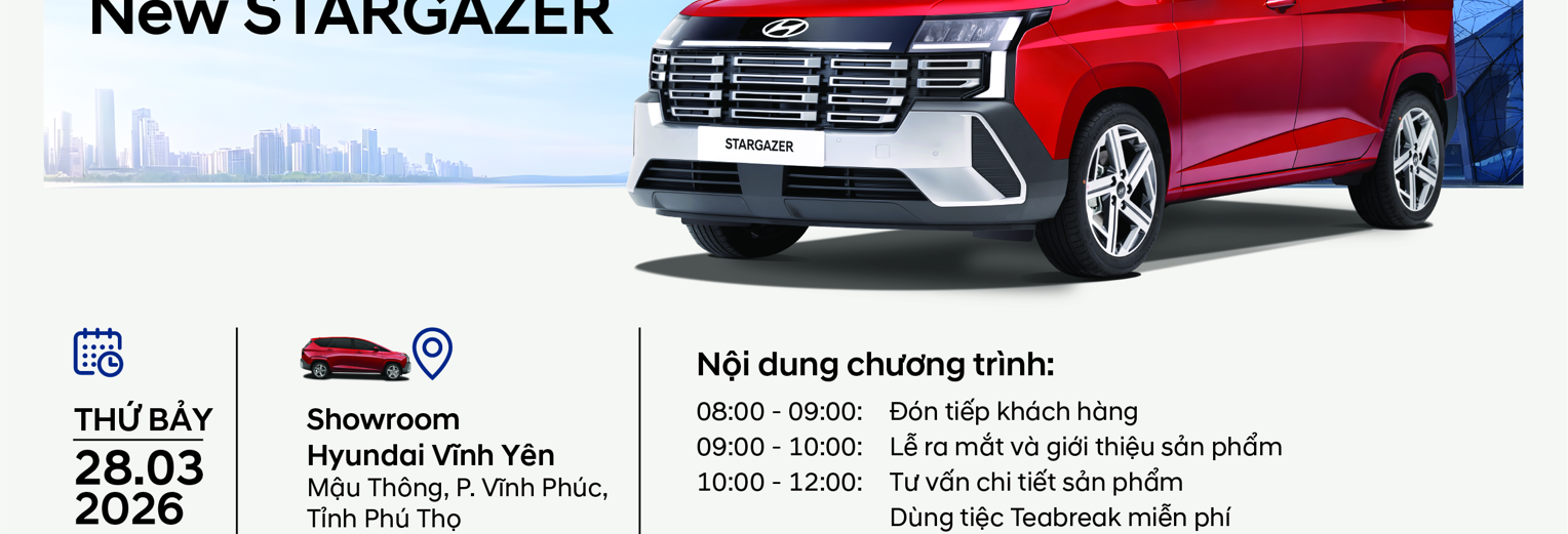 THƯ MỜI KHÁCH HÀNG THAM DỰ LỄ RA MẮT NEW STARGAZER