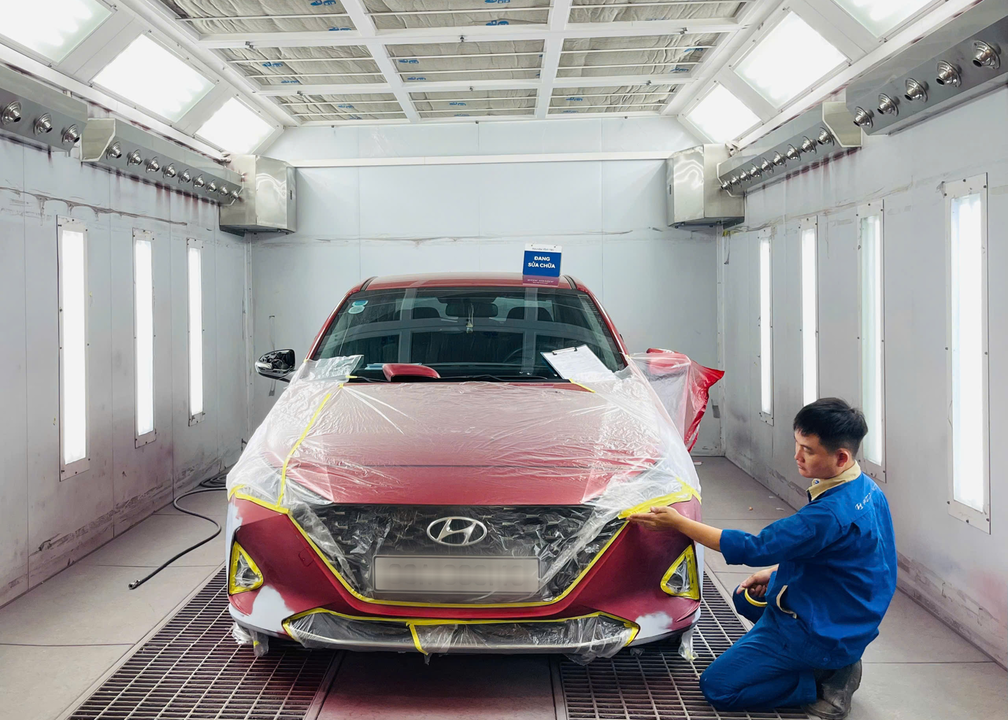 Sửa Chữa Thân Vỏ & Sơn Xe Chuẩn Hãng – Hyundai Vĩnh Yên