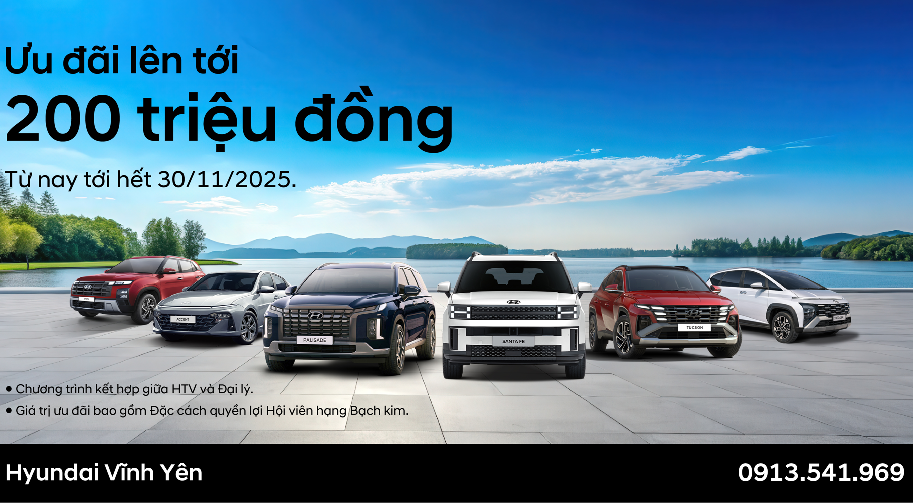 HYUNDAI VĨNH YÊN TRIỂN KHAI CHƯƠNG TRÌNH ƯU ĐÃI KÉP - NÂNG BẢO HÀNH LÊN 8 NĂM KÈM HỖ TRỢ TÀI CHÍNH LÊN TỚI 200 TRIỆU ĐỒNG