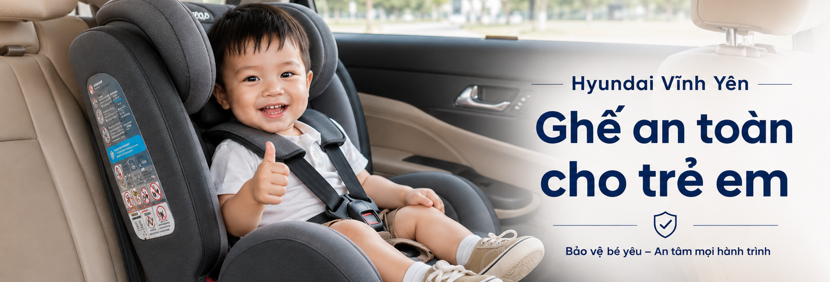 Giải pháp lắp ghế an toàn trên xe 5 chỗ với nhà đông con