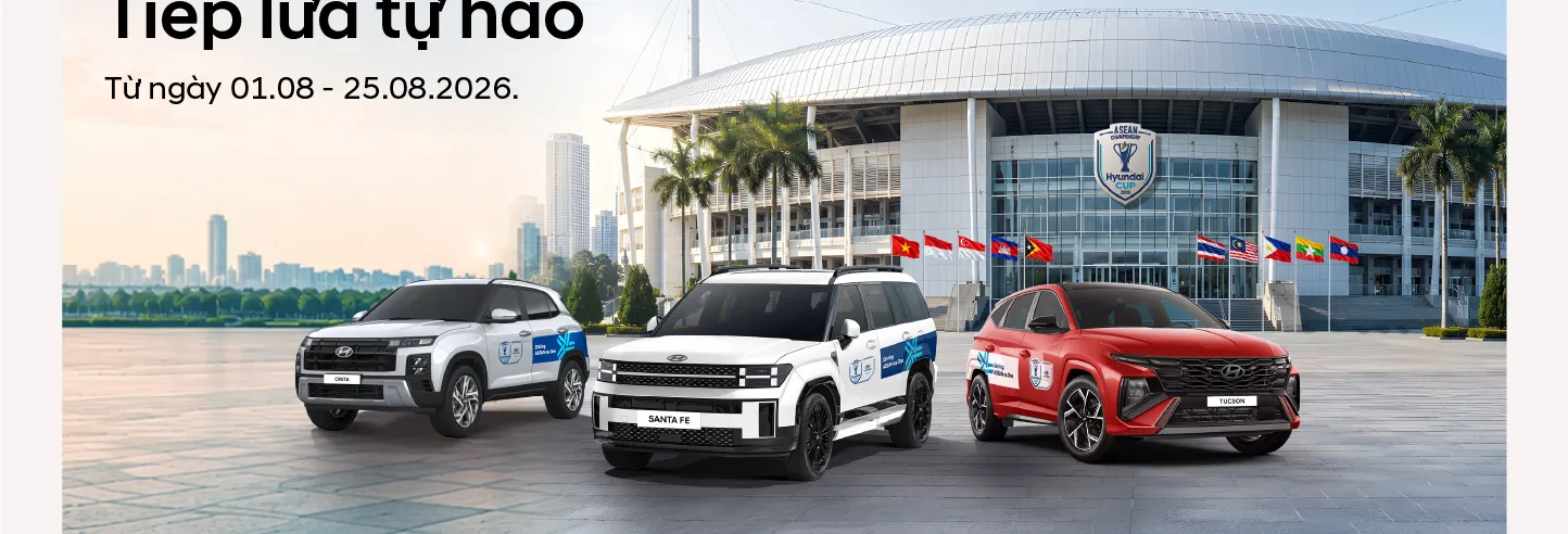 🔥CẦM LÁI ĐAM MÊ – TIẾP LỬA TỰ HÀO 🇻🇳 Đến Hyundai Vĩnh Yên – Lái thử xe – Check-in nhận quà ngay! 🎁