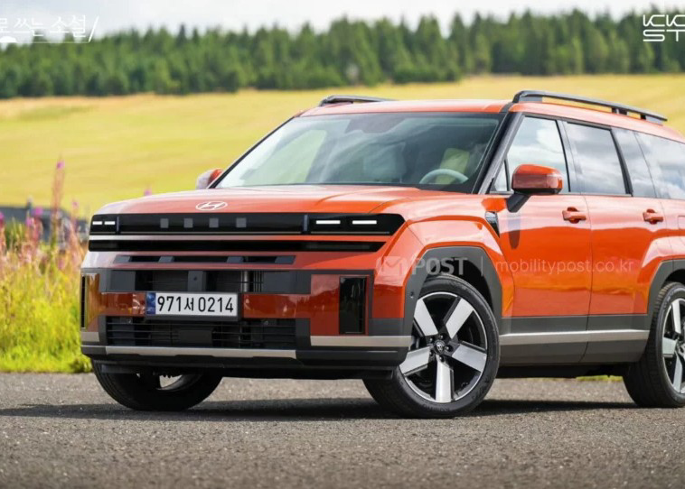 Rò rỉ nội thất Hyundai Santa Fe Facelift 2027 sắp ra mắt