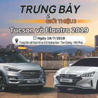 Trưng bày và giới thiệu Tucson và Elantra 2019