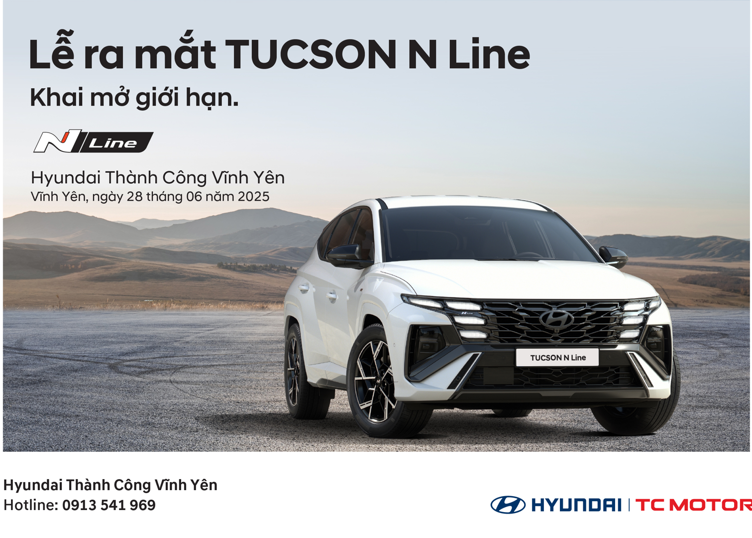 THƯ MỜI KHÁCH HÀNG THAM DỰ LỄ RA MẮT TUCSON N LINE