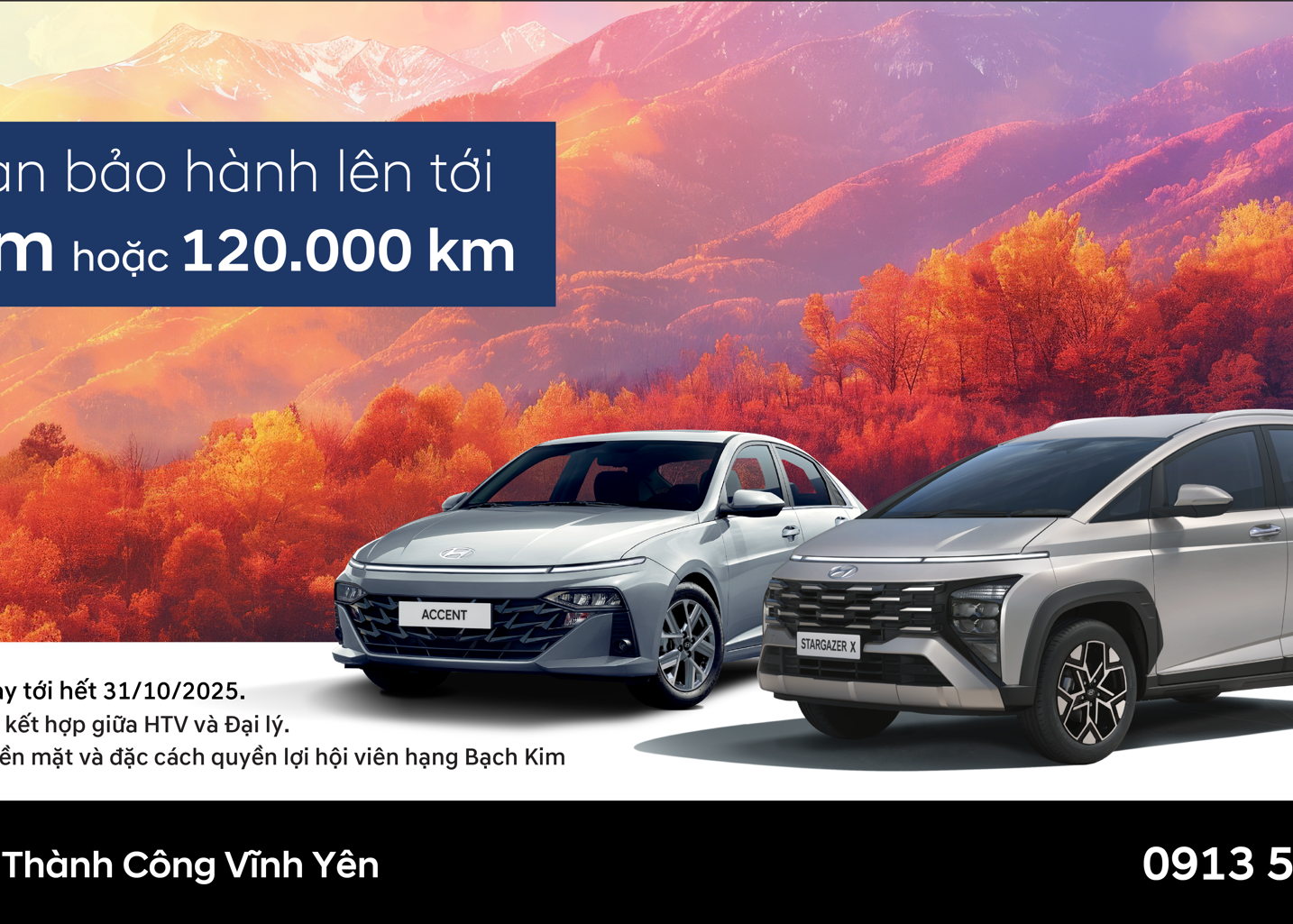 Bảo hành 8 năm/120.000 km – Chuẩn an tâm cùng Hyundai