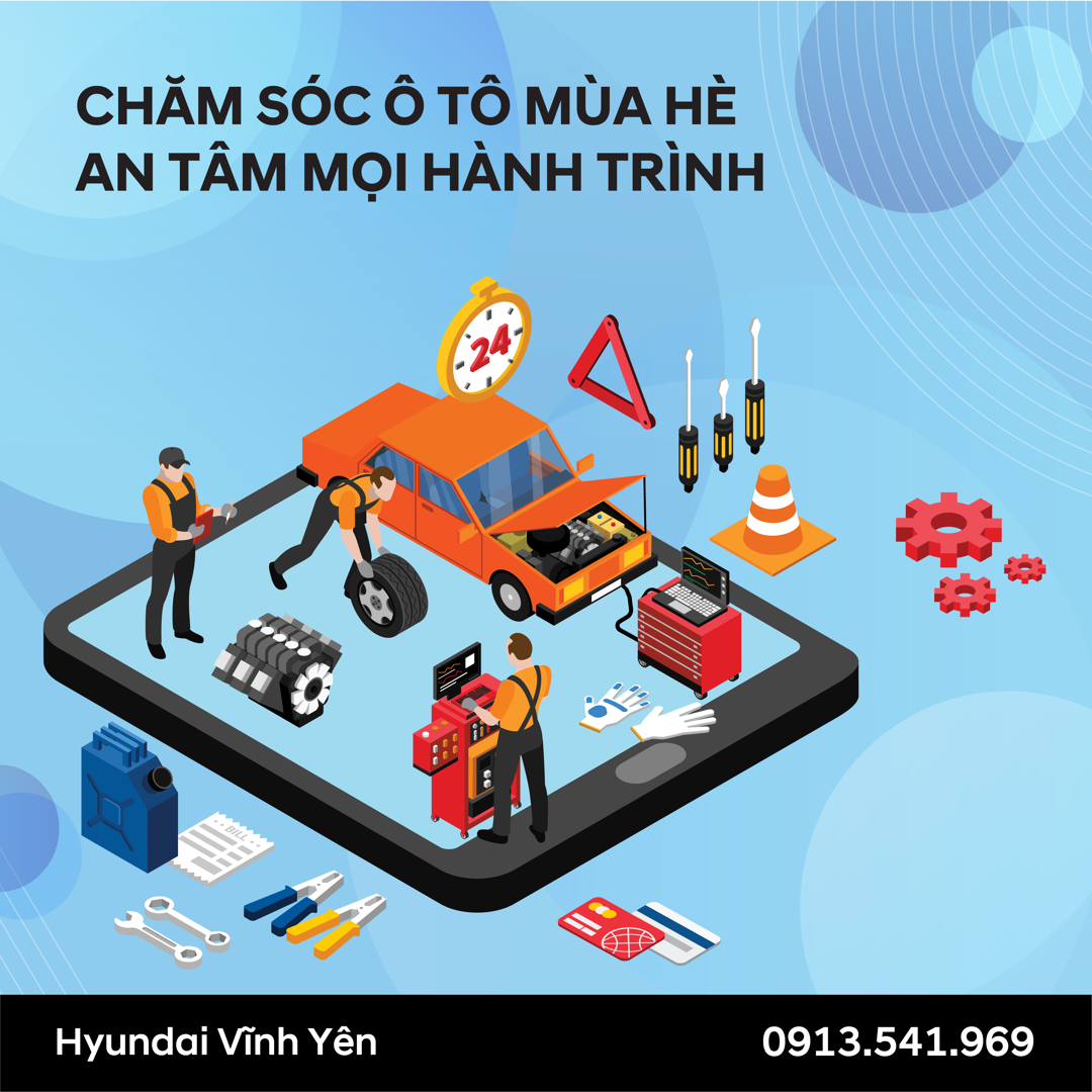 CHĂM SÓC Ô TÔ MÙA HÈ – AN TÂM MỌI HÀNH TRÌNH