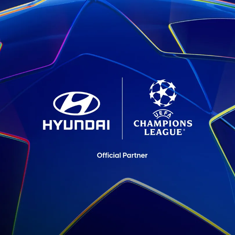 HYUNDAI MOTOR COMPANY TRỞ THÀNH ĐỐI TÁC Ô TÔ CHÍNH THỨC CỦA UEFA CHAMPIONS LEAGUE