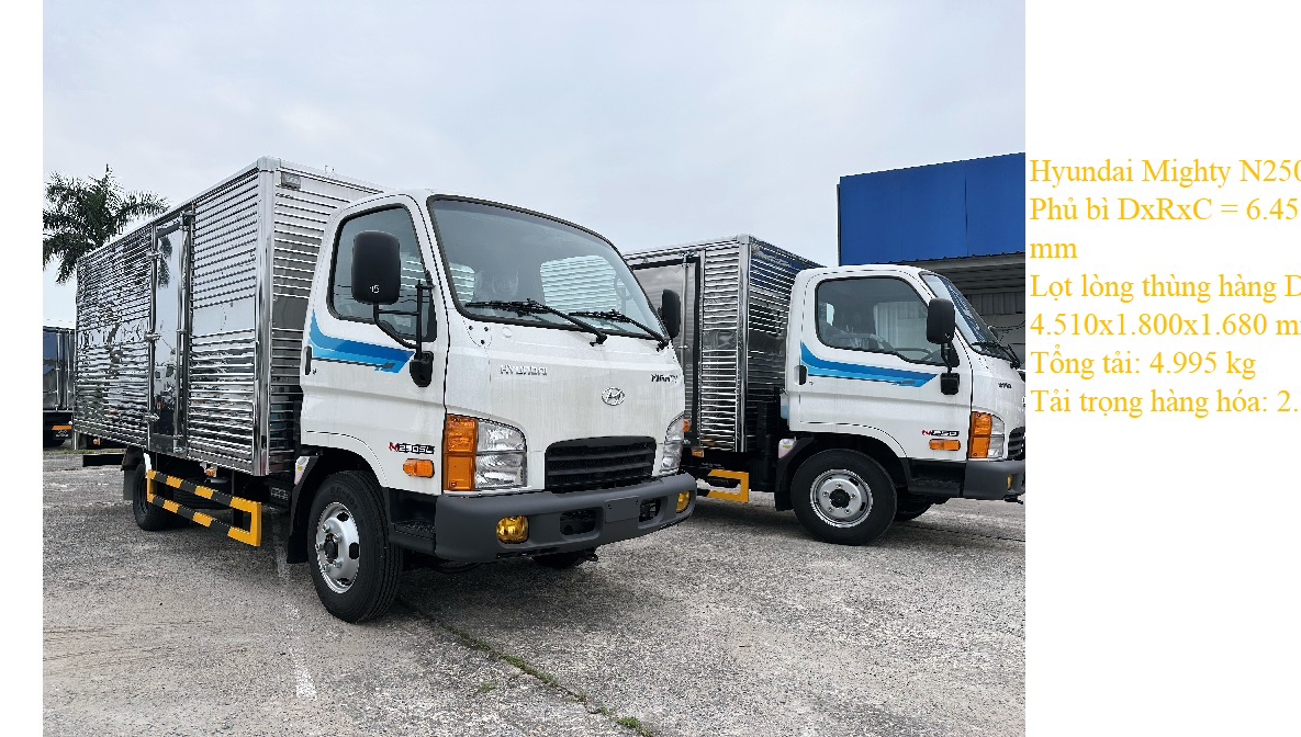 Hyundai Mighty N250SL thùng kín