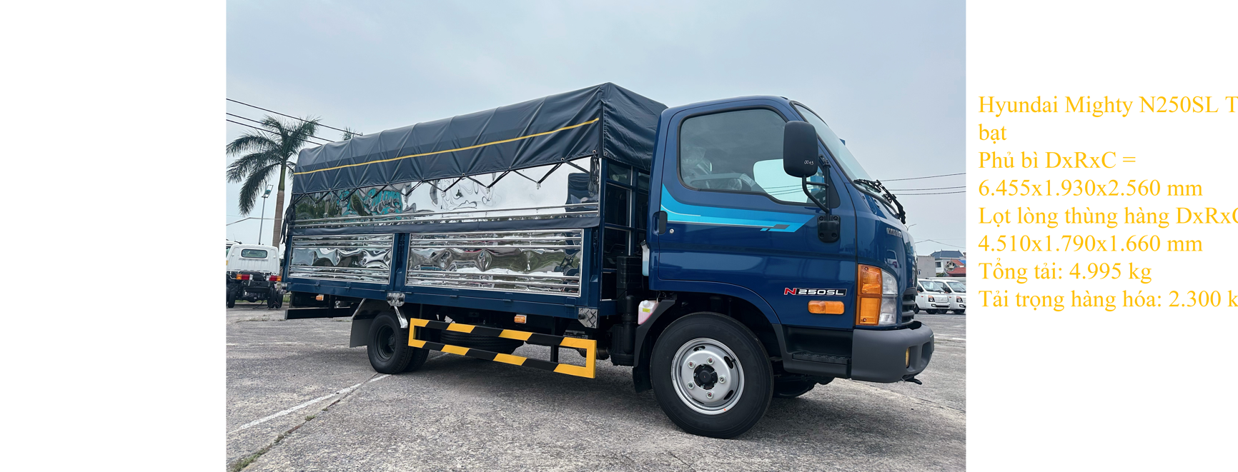 Hyundai Mighty N250SL thùng bạt