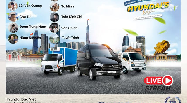 Hyundai’s Day THÁNG 12 “HYUNDAI EURO 5 – GIẢI PHÁP VẬN CHUYỂN CHO MÙA LỄ HỘI”